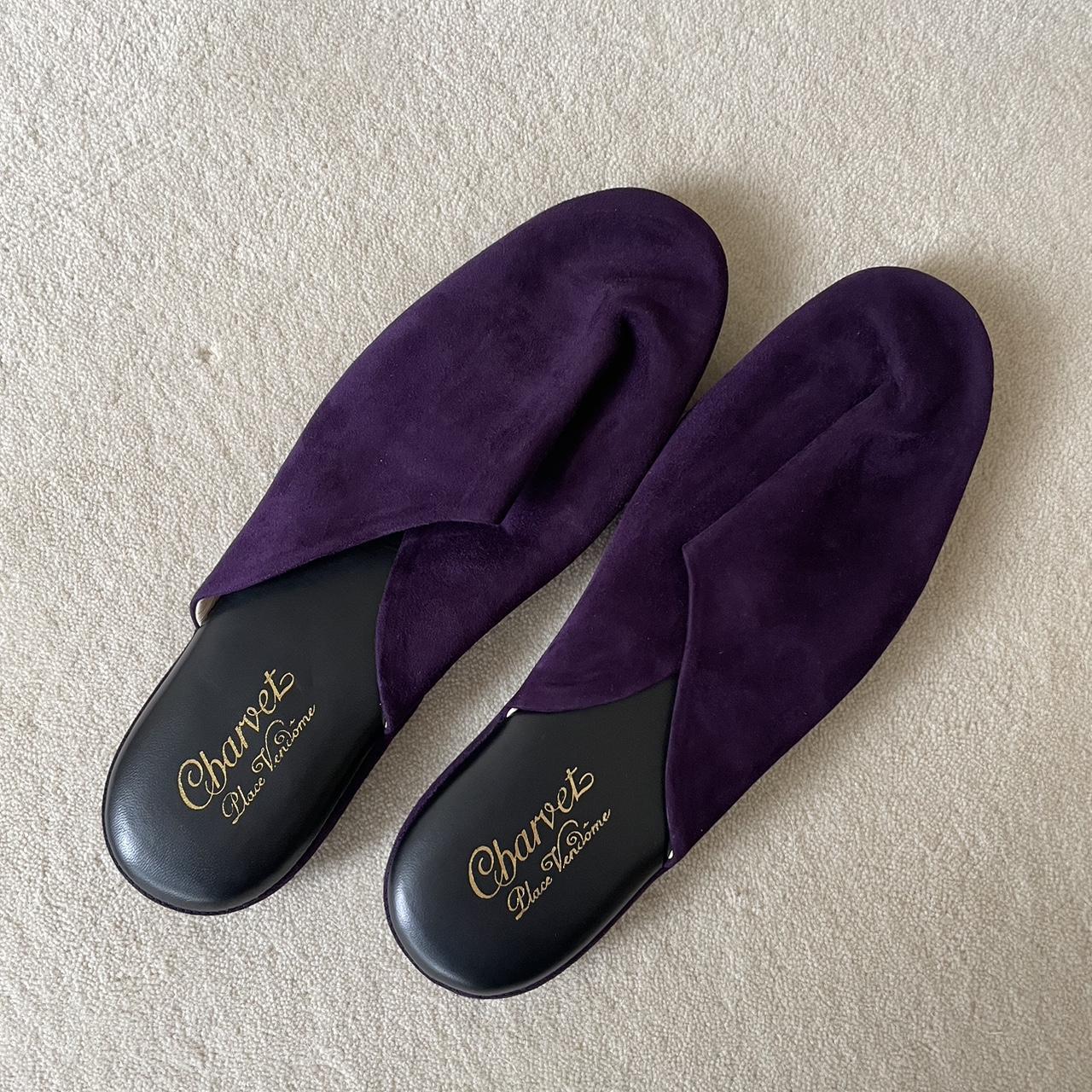 Charvet Women's Purple Slippers (2)