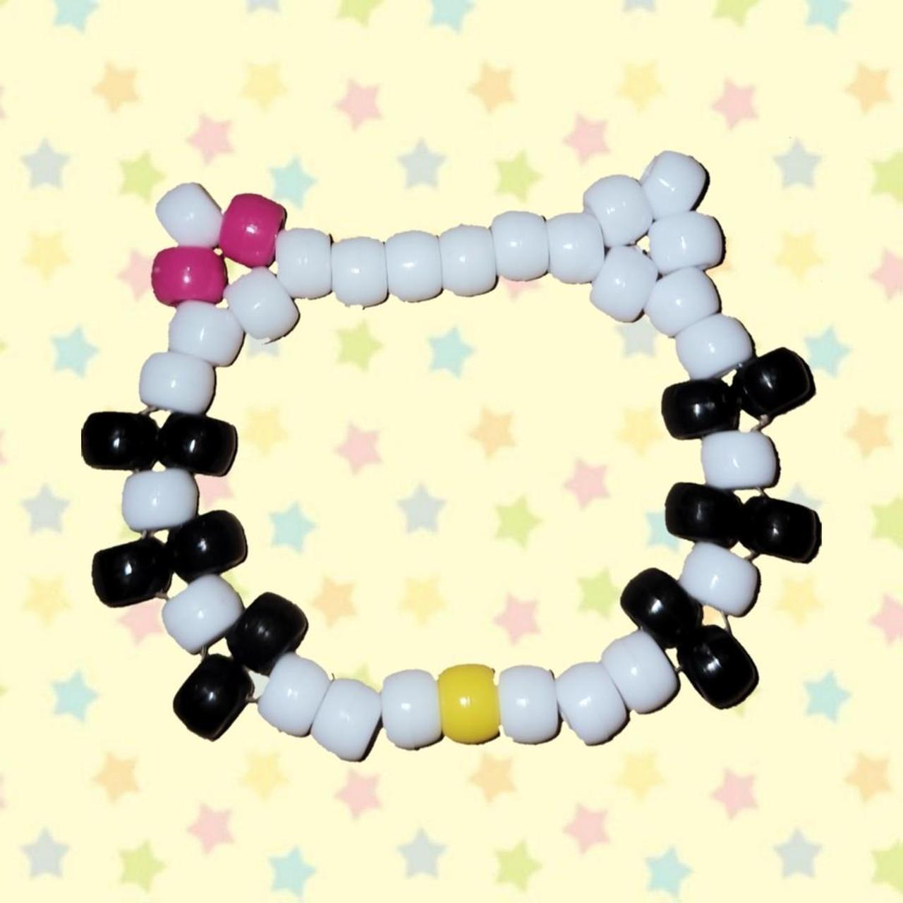 Sanrio Hello Kitty kandi bracelet Fits up to 7.5 in... - Depop