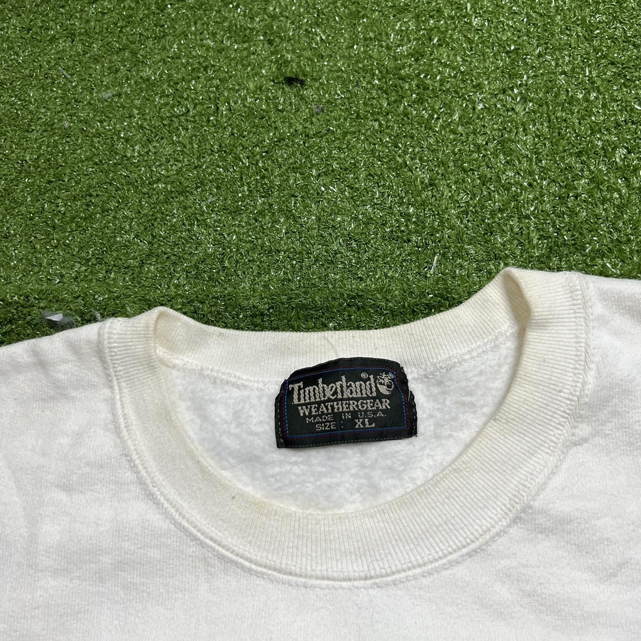 Timberland Men's White and Red Sweatshirt (3)