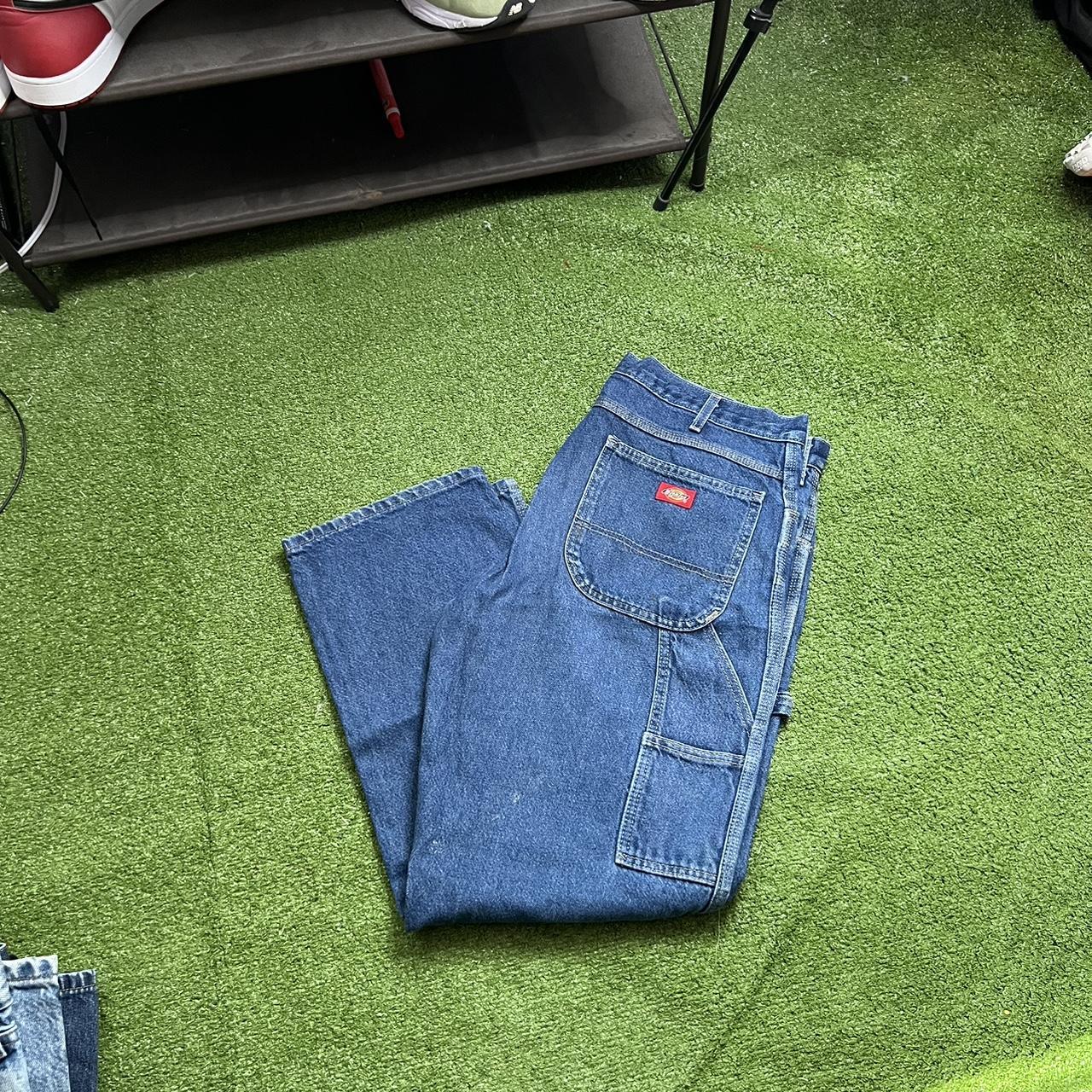 Dickies Men's Blue Jeans | Depop