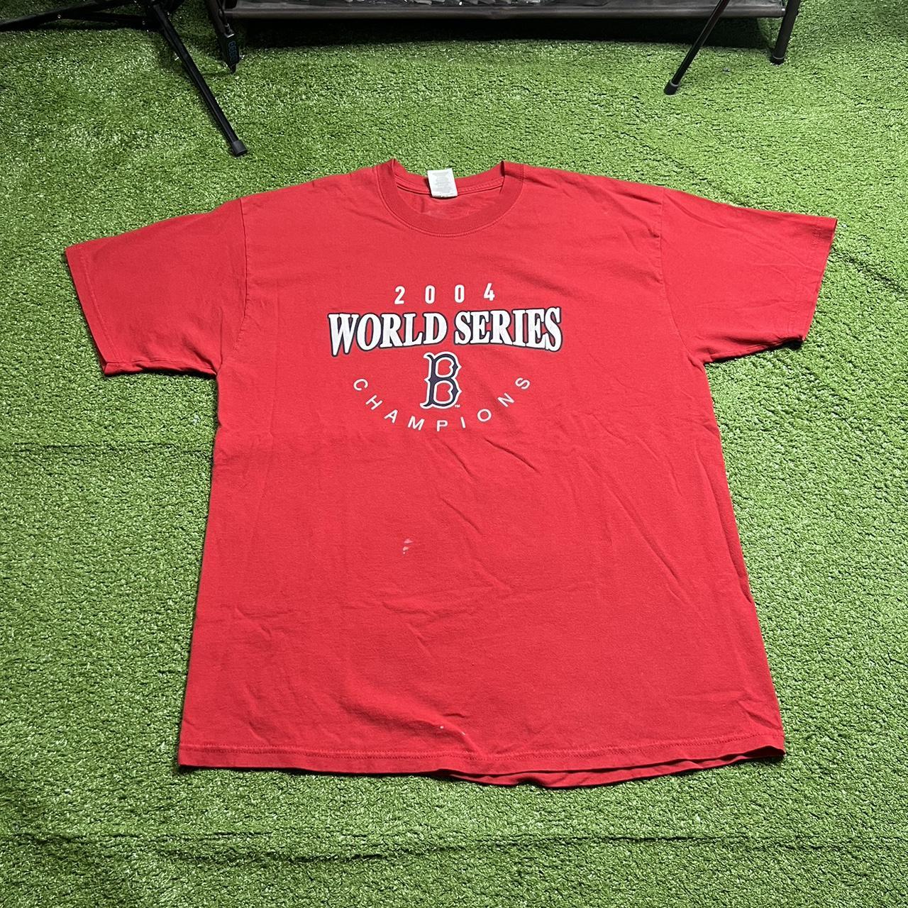 Vintage Y2K Nike Boston Red Sox World Series Champs - Depop