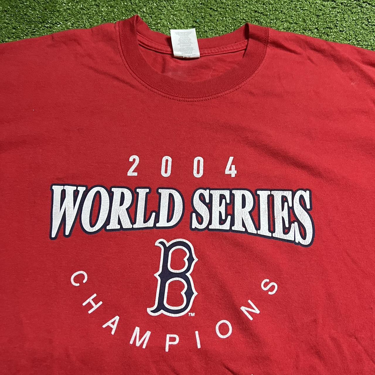 Vintage Y2K Nike Boston Red Sox World Series Champs - Depop