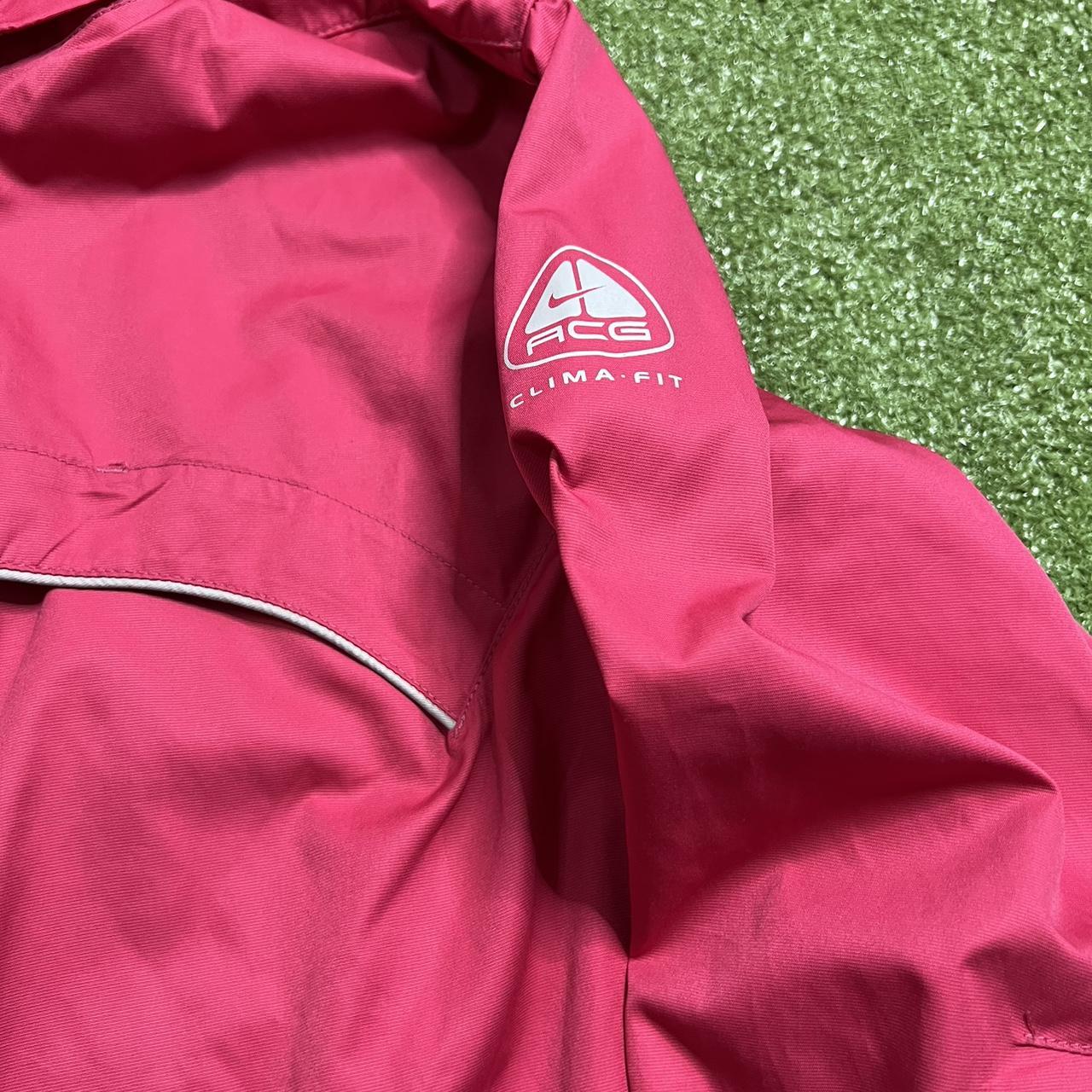 windproof nike acg gray and pink
