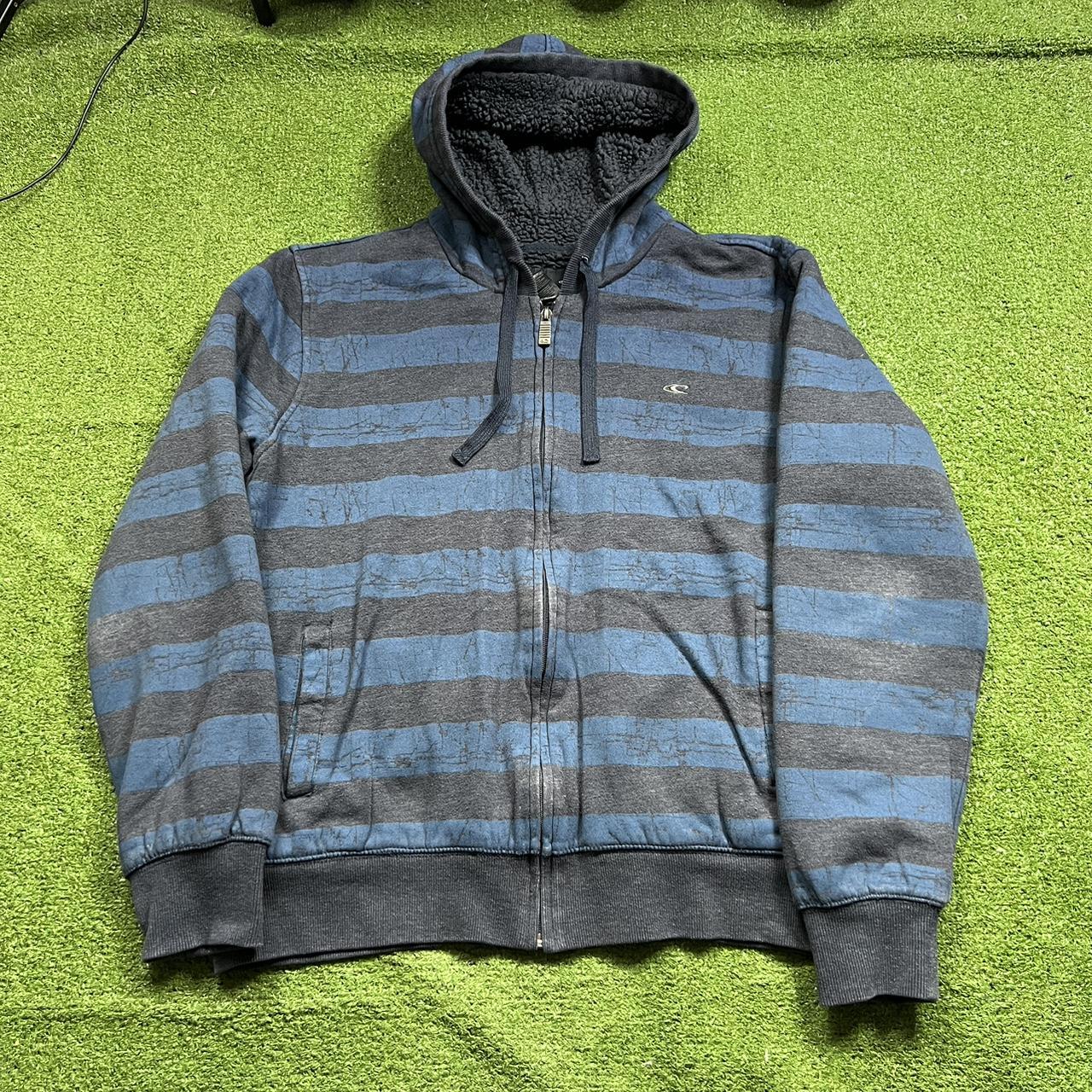 O'Neill Men's Navy and Grey Hoodie