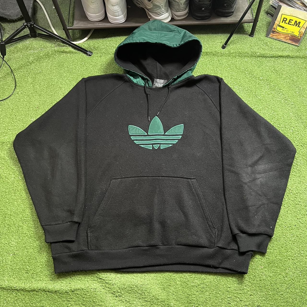 Green and cheapest black adidas hoodie