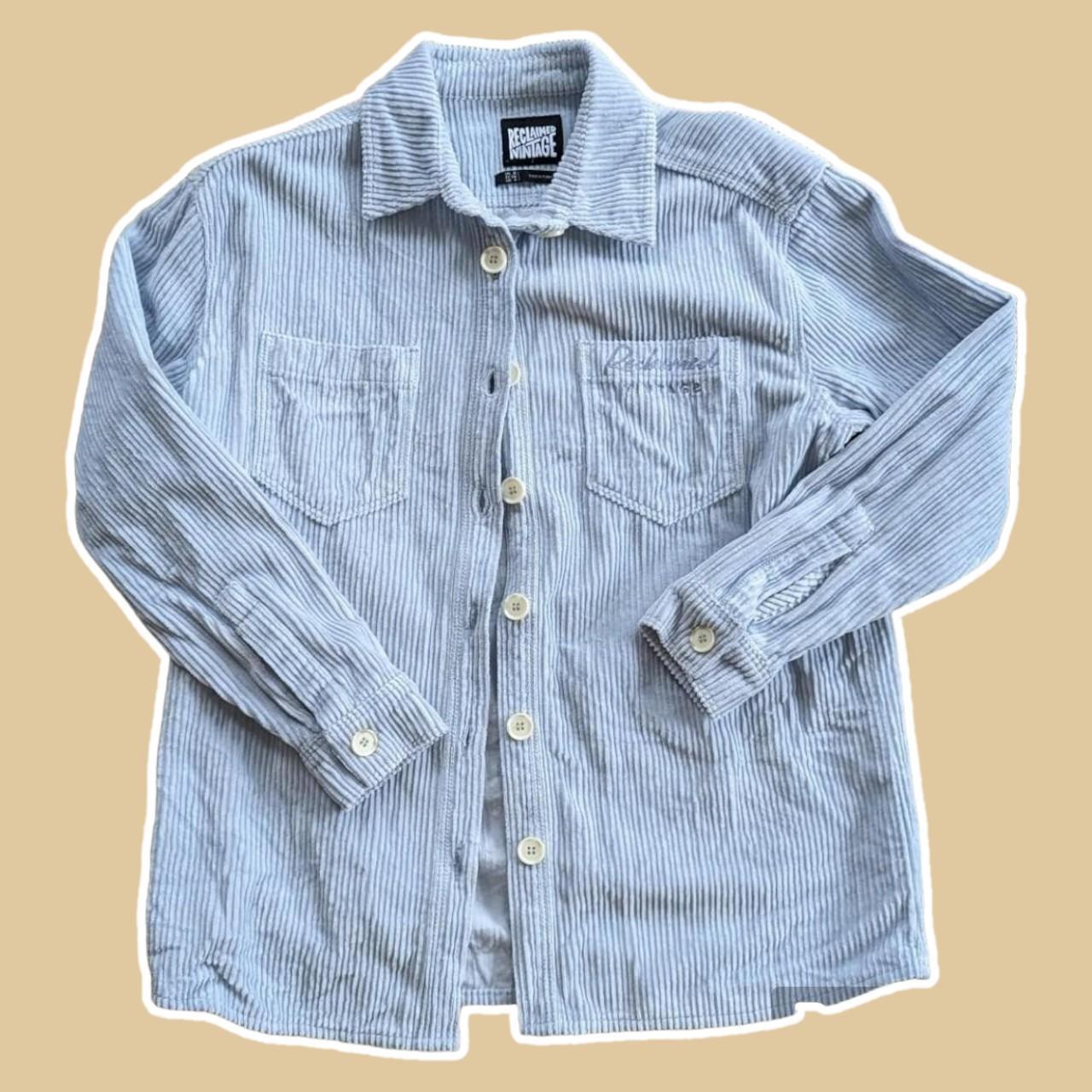 Baby blue outlet corduroy jacket