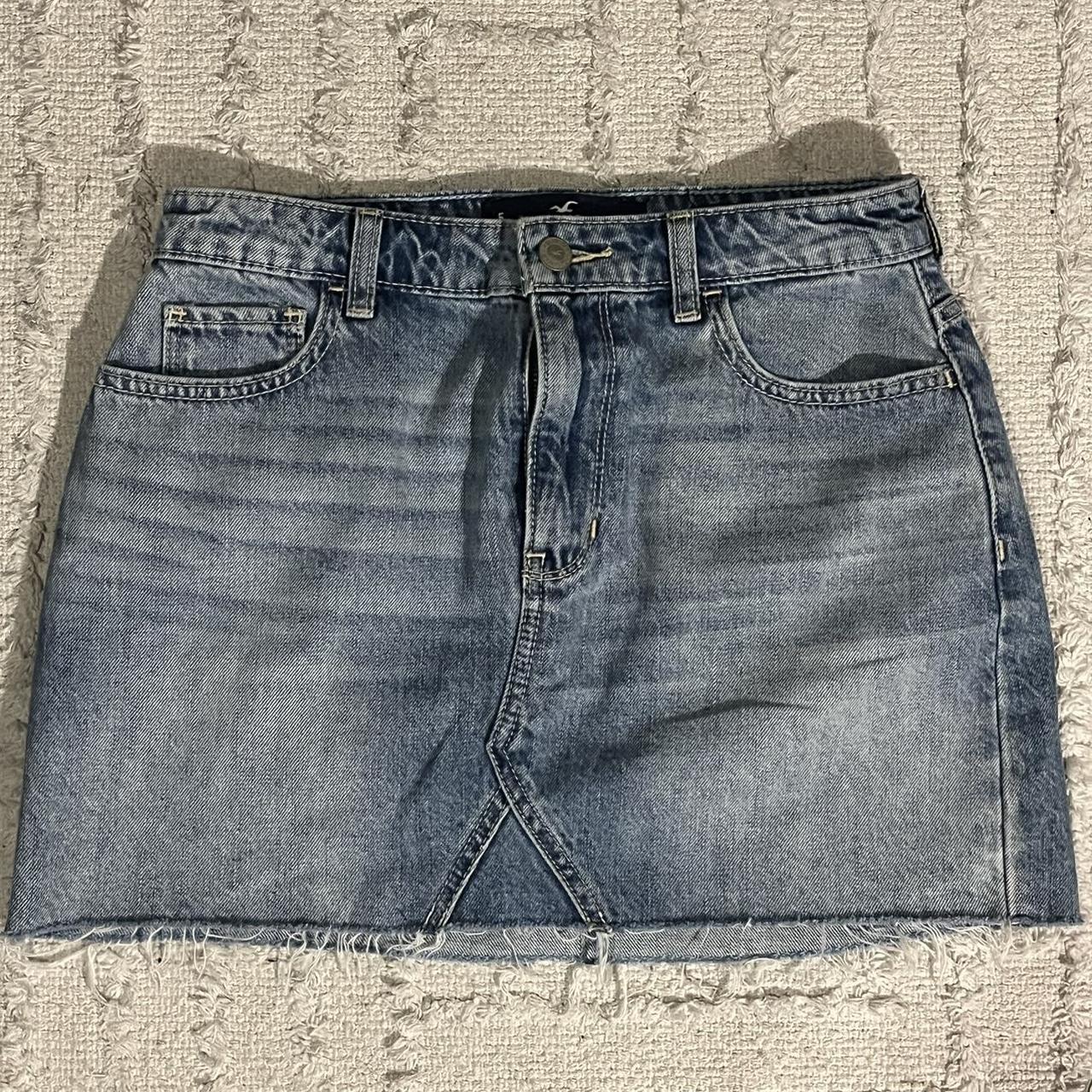 Hollister sales jeans skirt