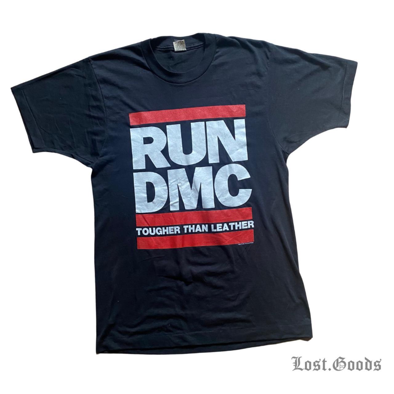 1988 RUN DMC Tougher Than Leather Tour T-shirt -... - Depop