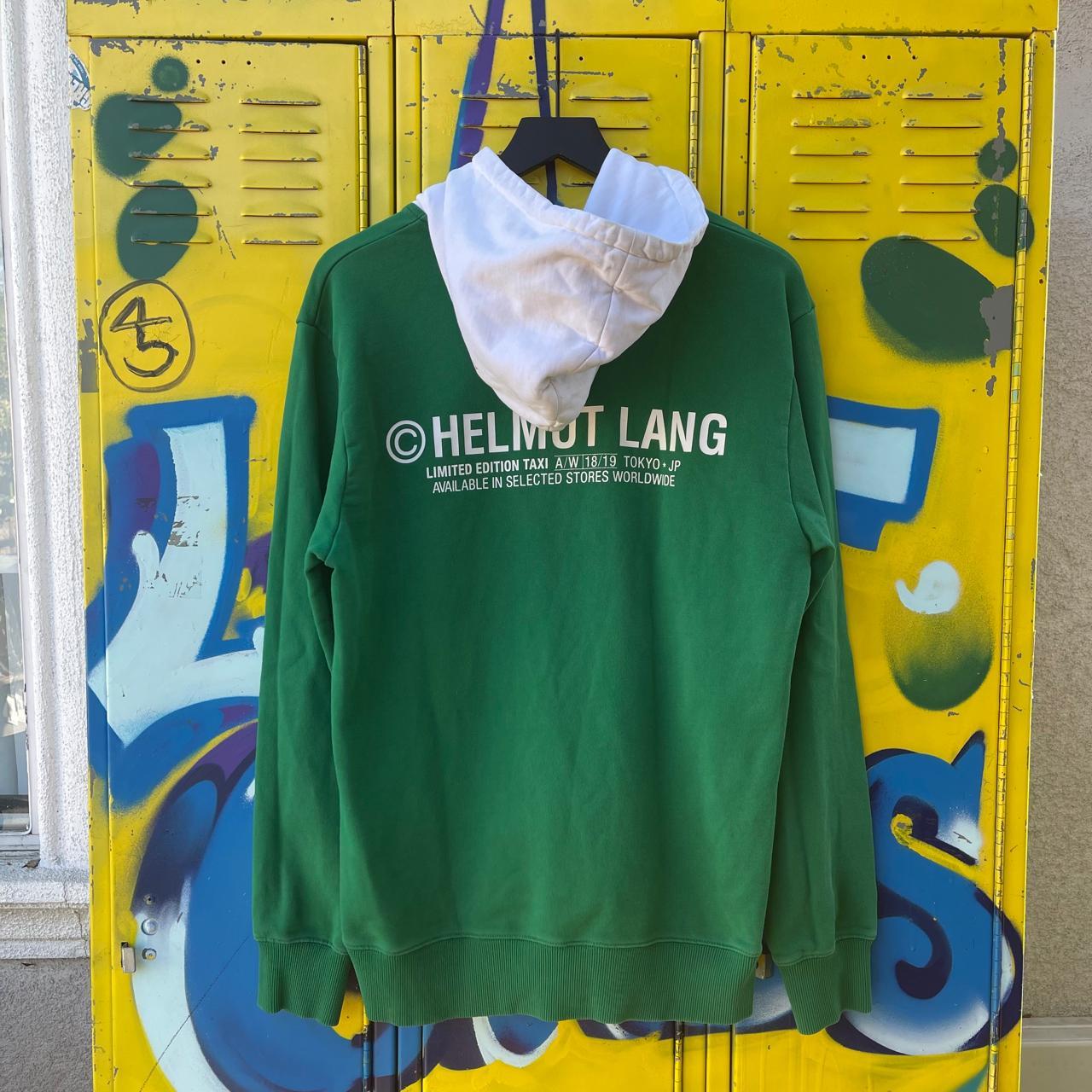 Helmut lang taxi hoodie green best sale