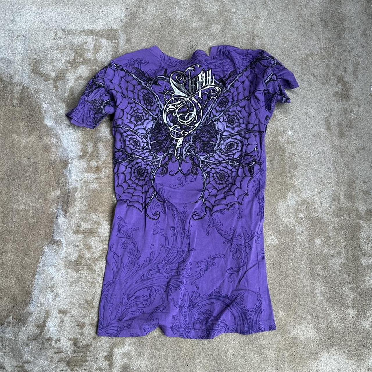 Early 2000’s / Vintage Sinful by Affliction Graphic... - Depop