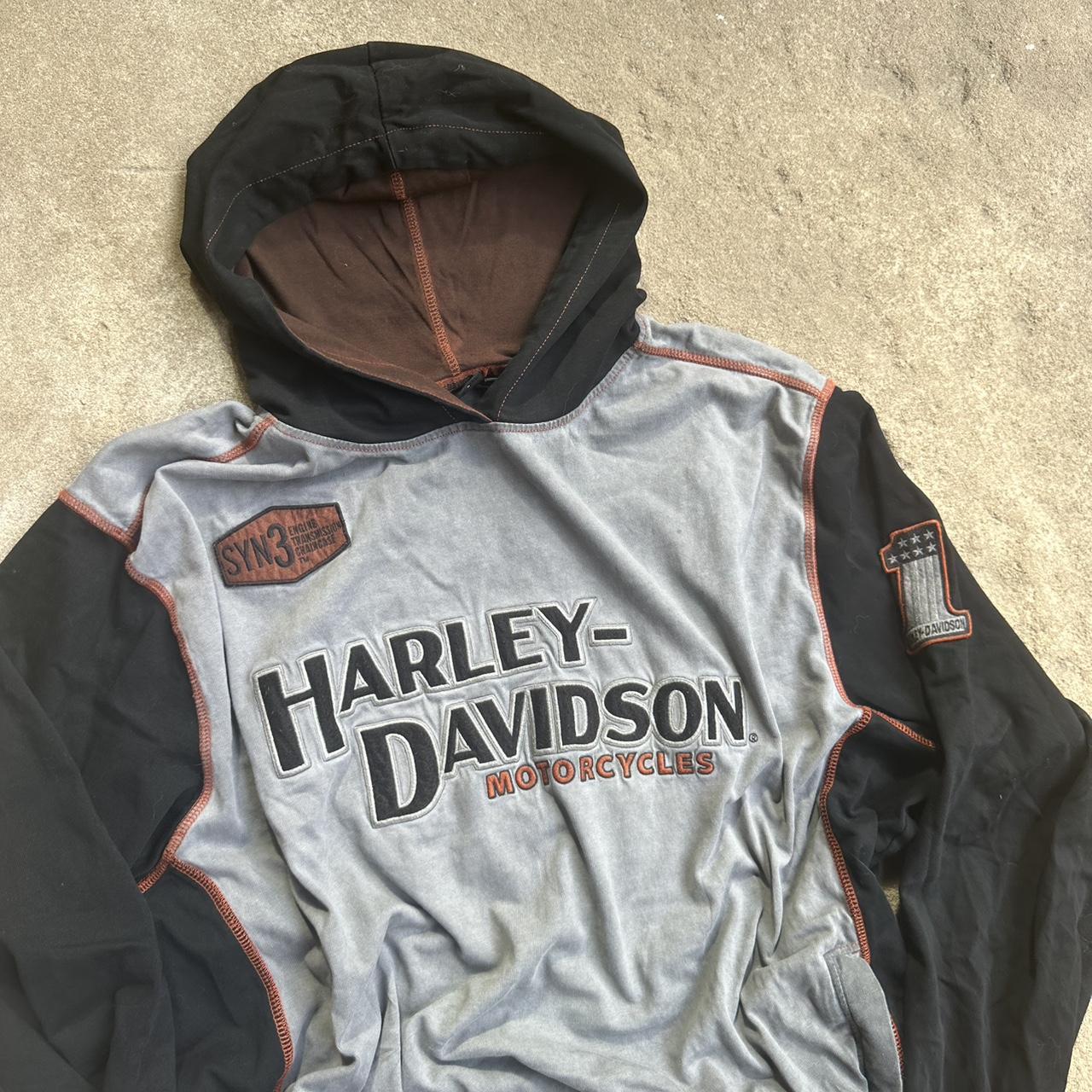 Vintage / Early 2000’s harley davidson sweatshirt... - Depop