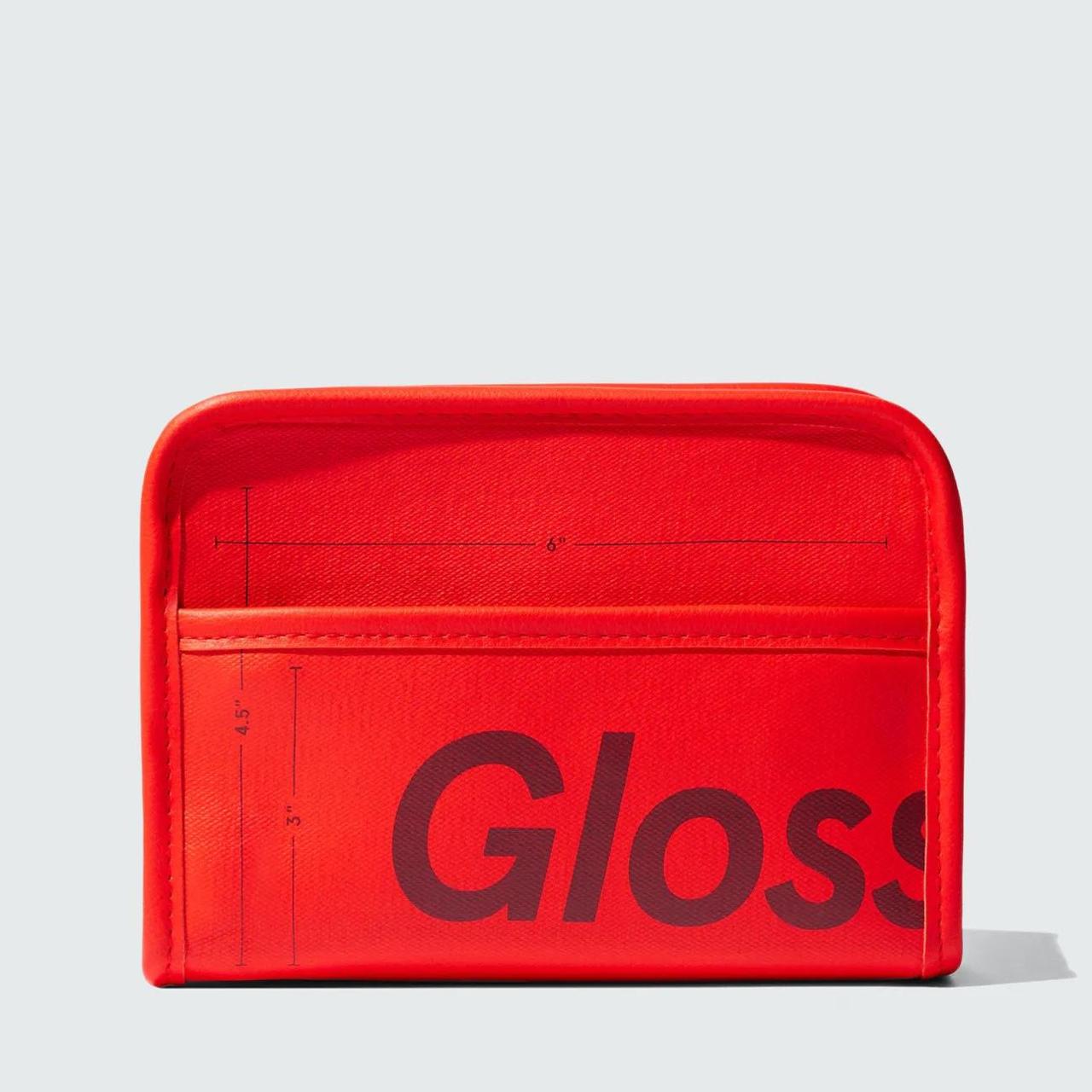 brand new glossier atlanta mini makeup bag! super - Depop