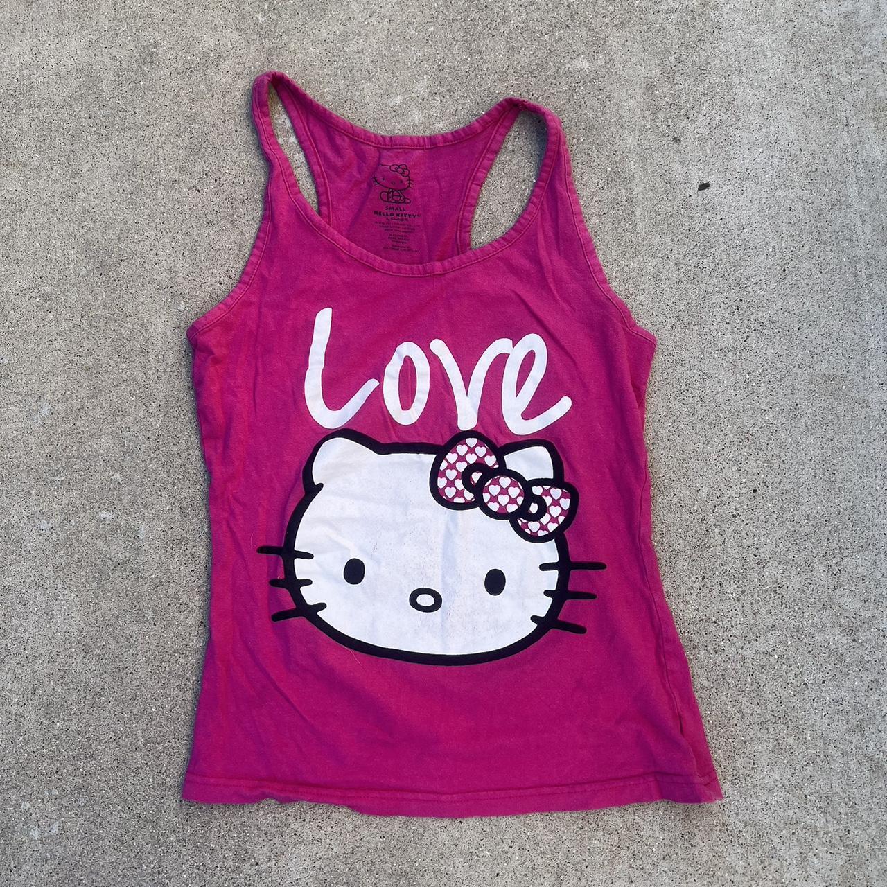 Y2k Hello Kitty Tank Top Size Small Some Minor Depop