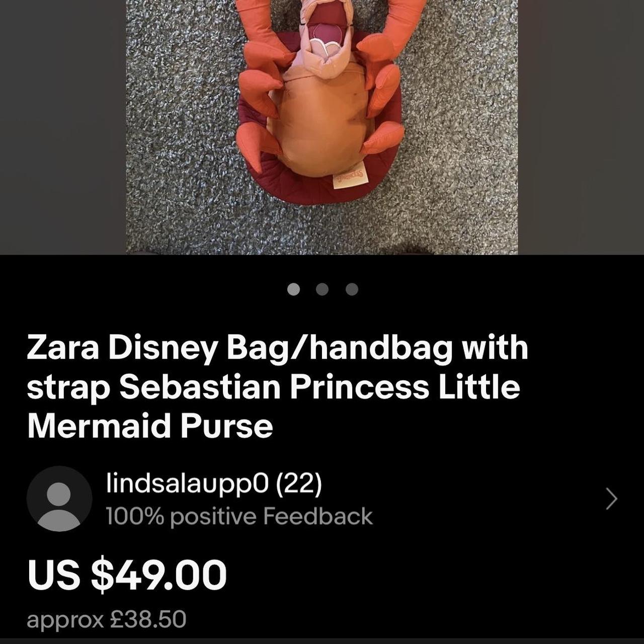 Zara little purchases mermaid sebastian bag