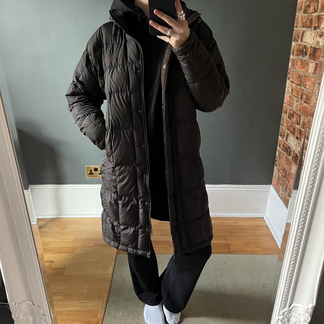 Longline north best sale face coat