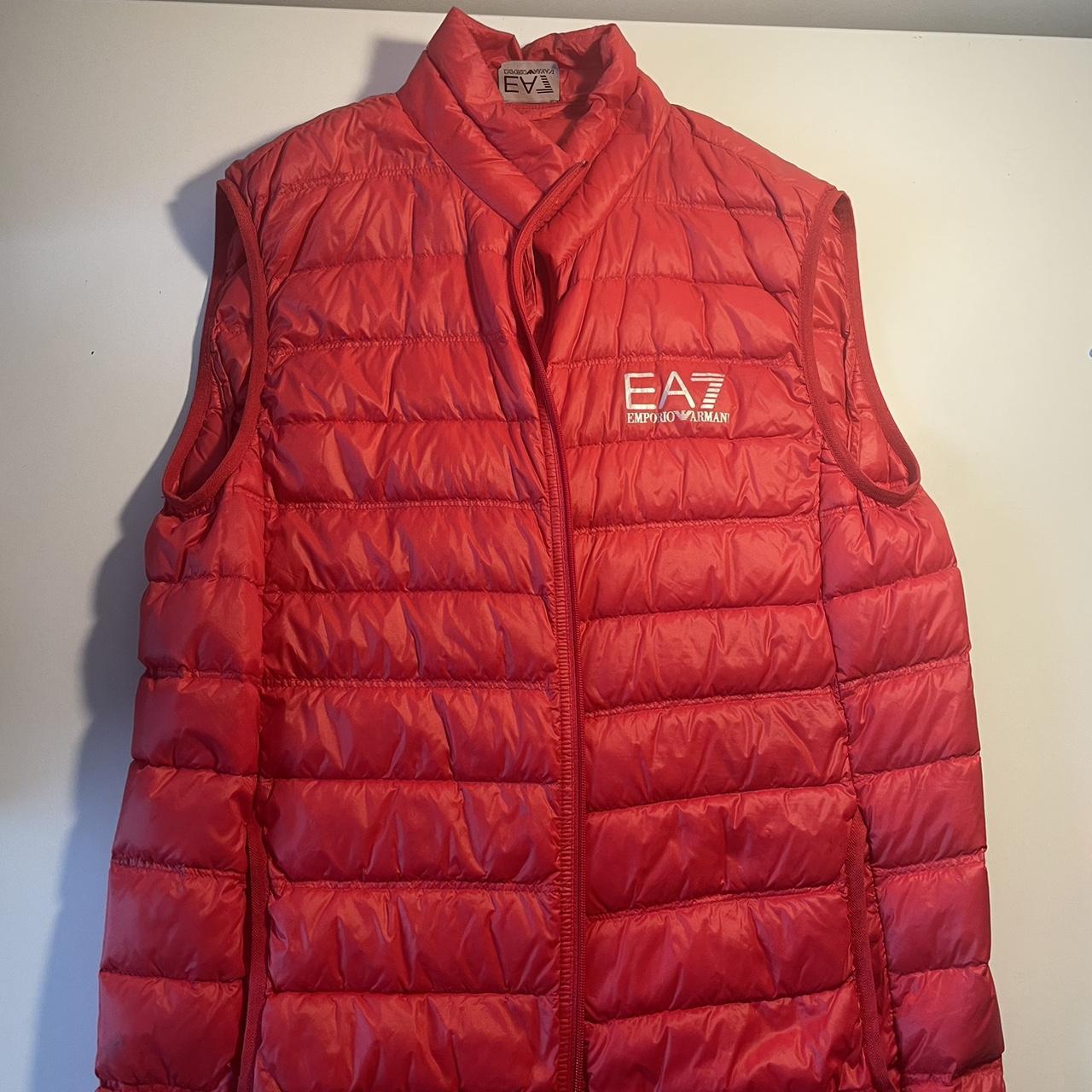 Ea7 red deals gilet