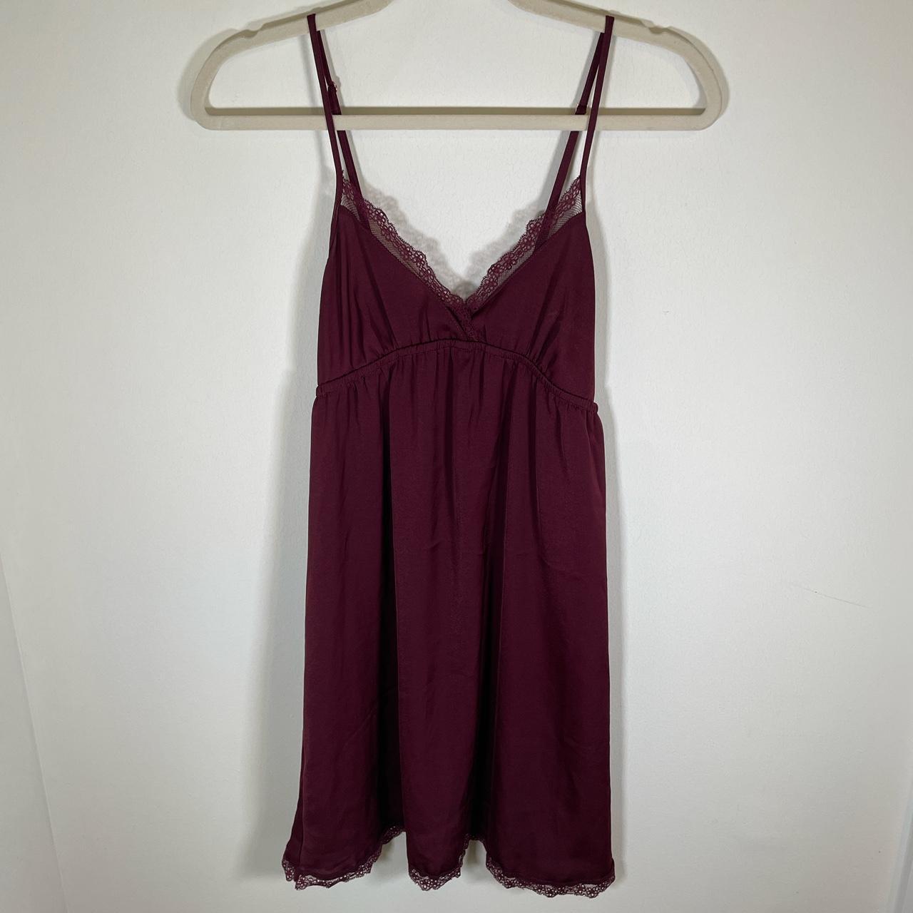 Primark Secret Obsessions Burgundy Maroon Slip Dress