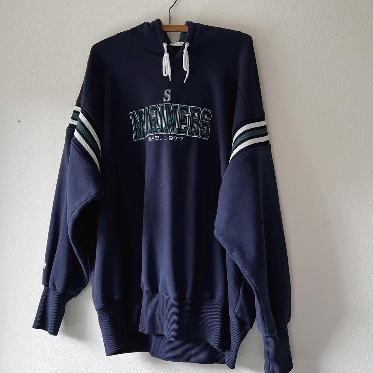 Printify Seattle Mariners Vintage 90's Heavyweight MLB Hoodie Royal / 3XL