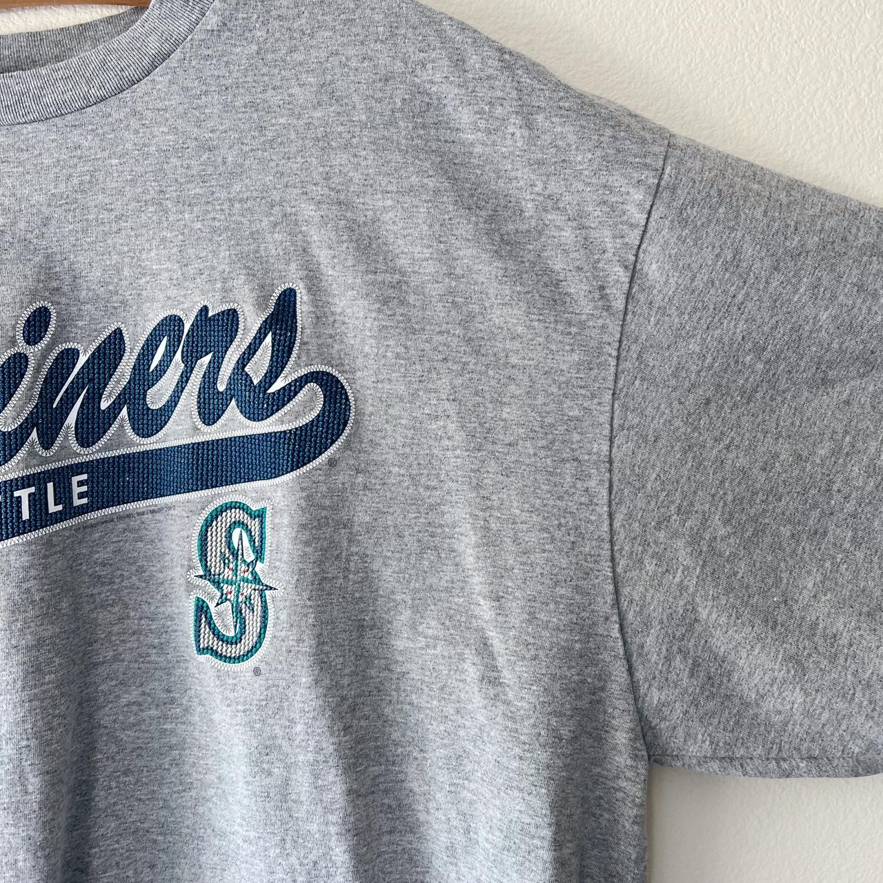 VINTAGE PULLOVER MLB SEATLE MARINERS JERSEY SIZE L - Depop