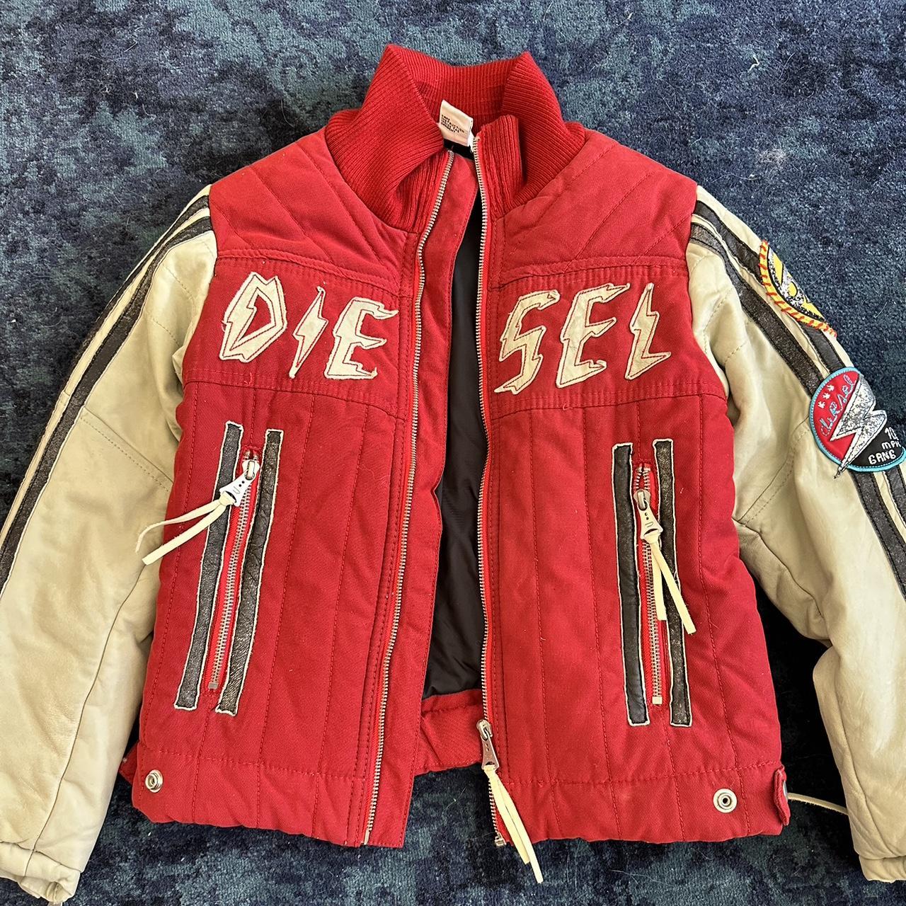 The coolest vintage Diesal jacket in fantastic... Depop