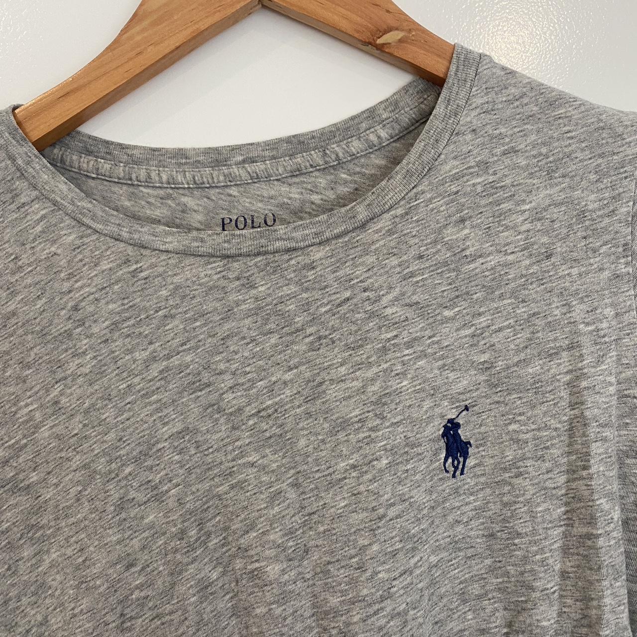 Ralph Lauren grey tshirt - Depop