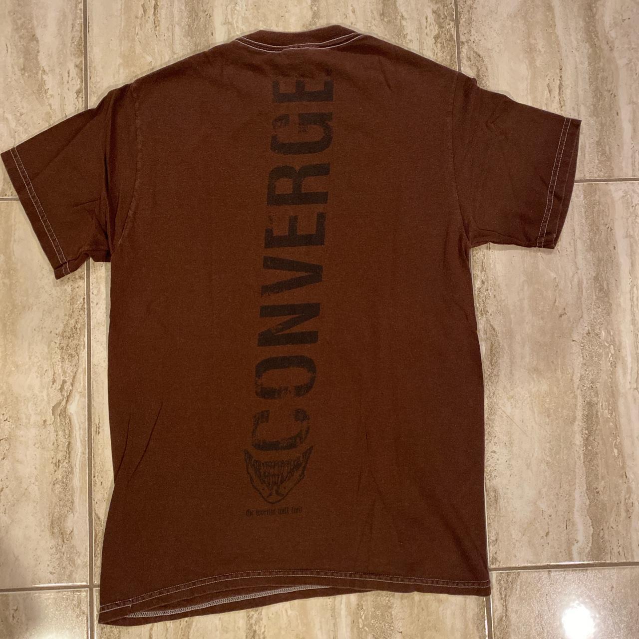 Converge hardcore band merch , Men’s t shirt brown...