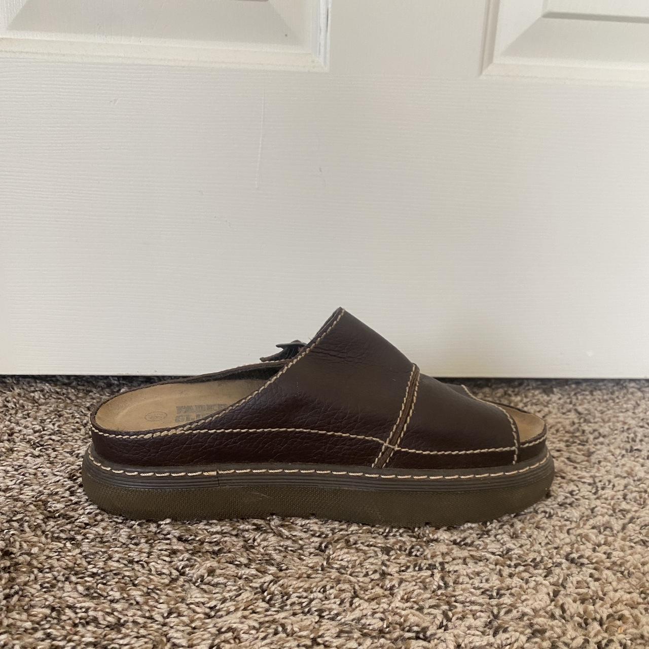 faded glory brown sandals