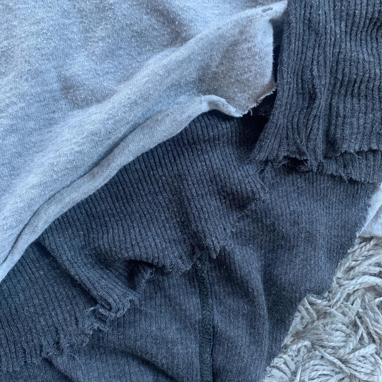 【Ifsixwasnine】 layered cutandsew archive If Six Was Nine Layered Distressed Longsleeve From | Depop