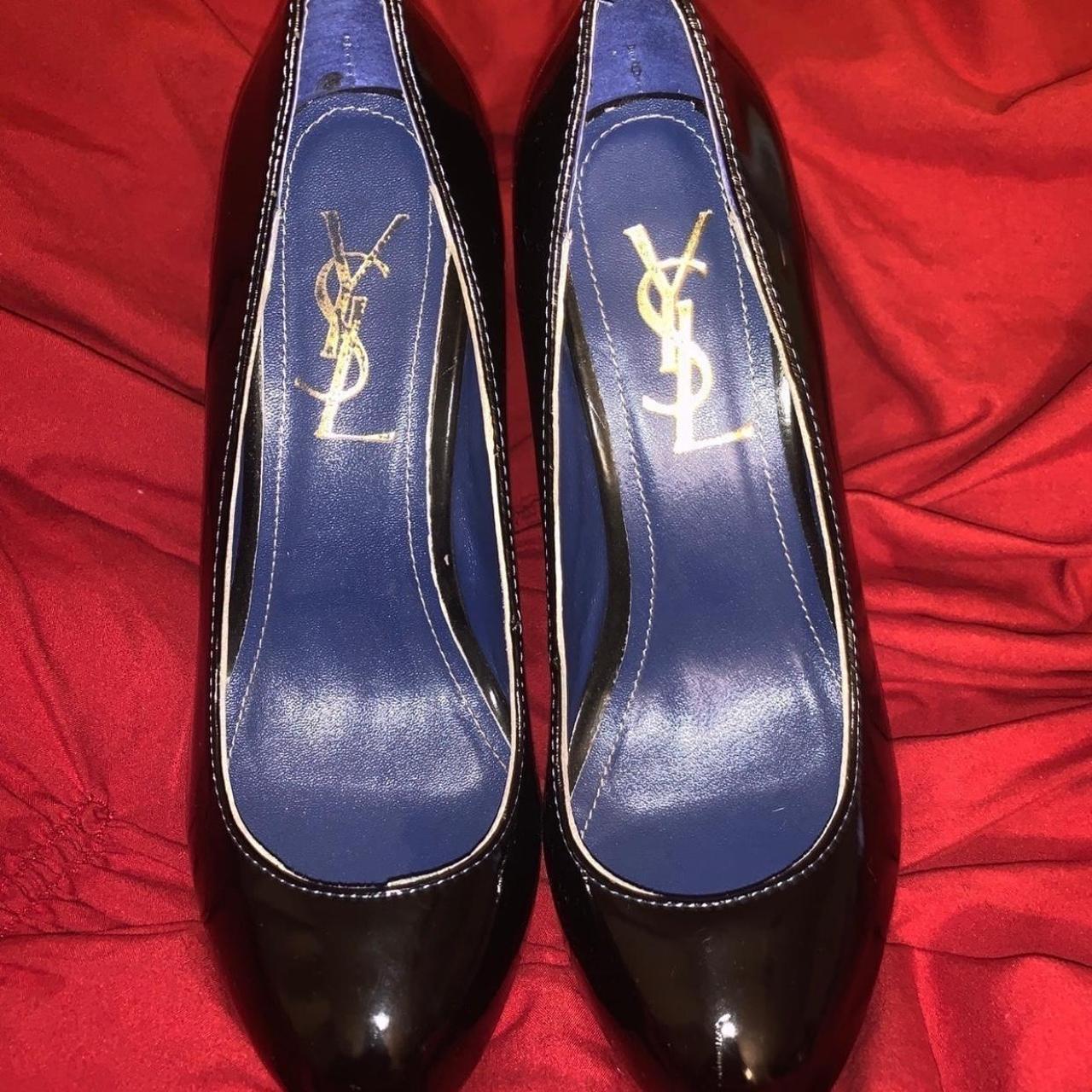 Blue ysl clearance heels