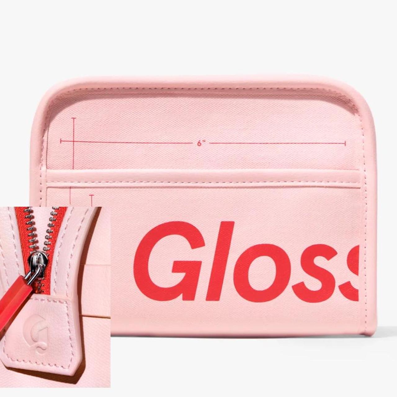 limited edition mini glossier beauty bag ! price... - Depop