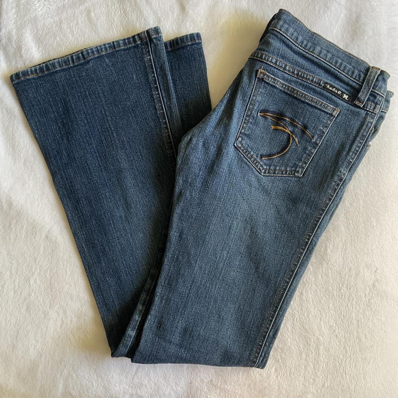 Frankie B Low Rise Jeans🦋 Tag Says Size L But Is... - Depop