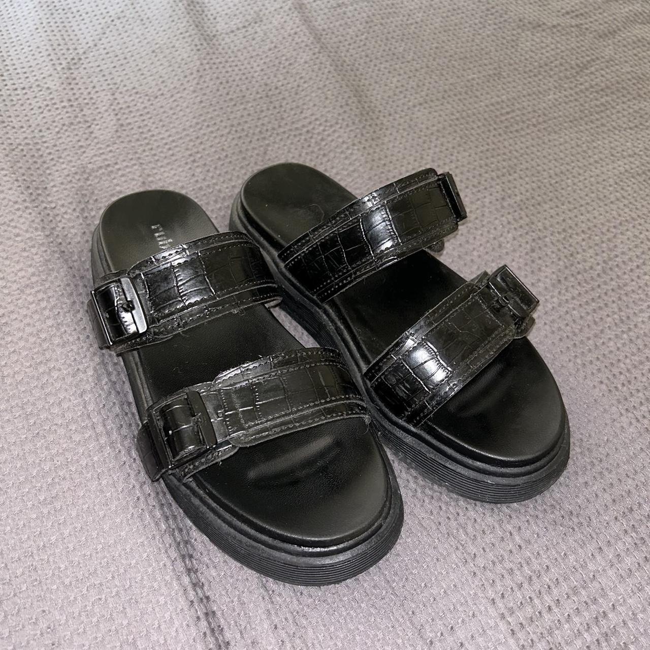 Rubi shoes - black Platform sandals. EUR 40 fit a... - Depop
