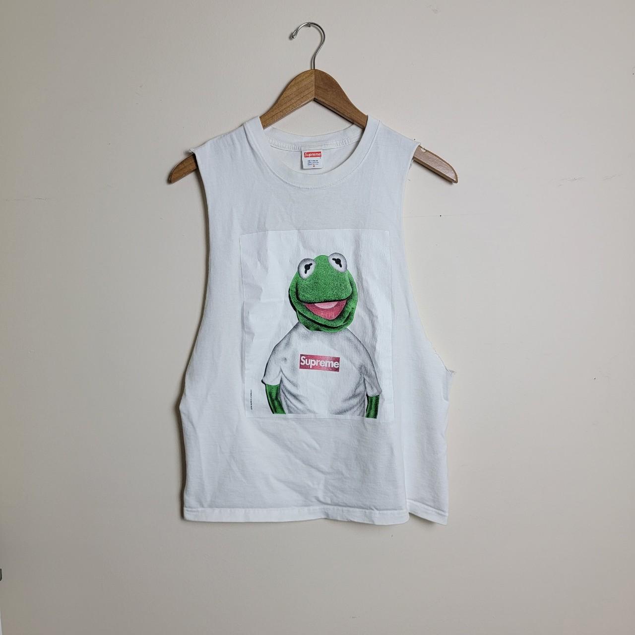 Supreme Kermit Muscle Tee Size Medium Authentic. Depop