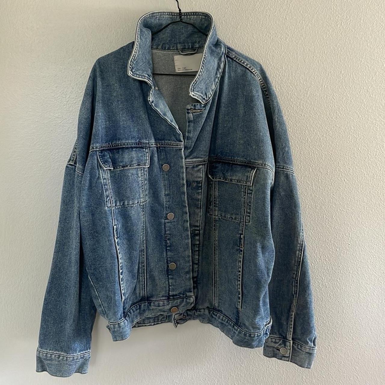 Oak + Fort Denim Jacket -Unisex denim jacket... - Depop