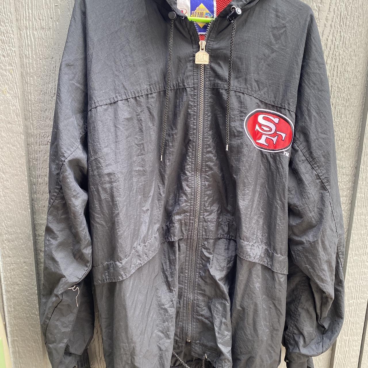 Vintage 90's San Francisco 49ers Windbreaker Jacket - Depop