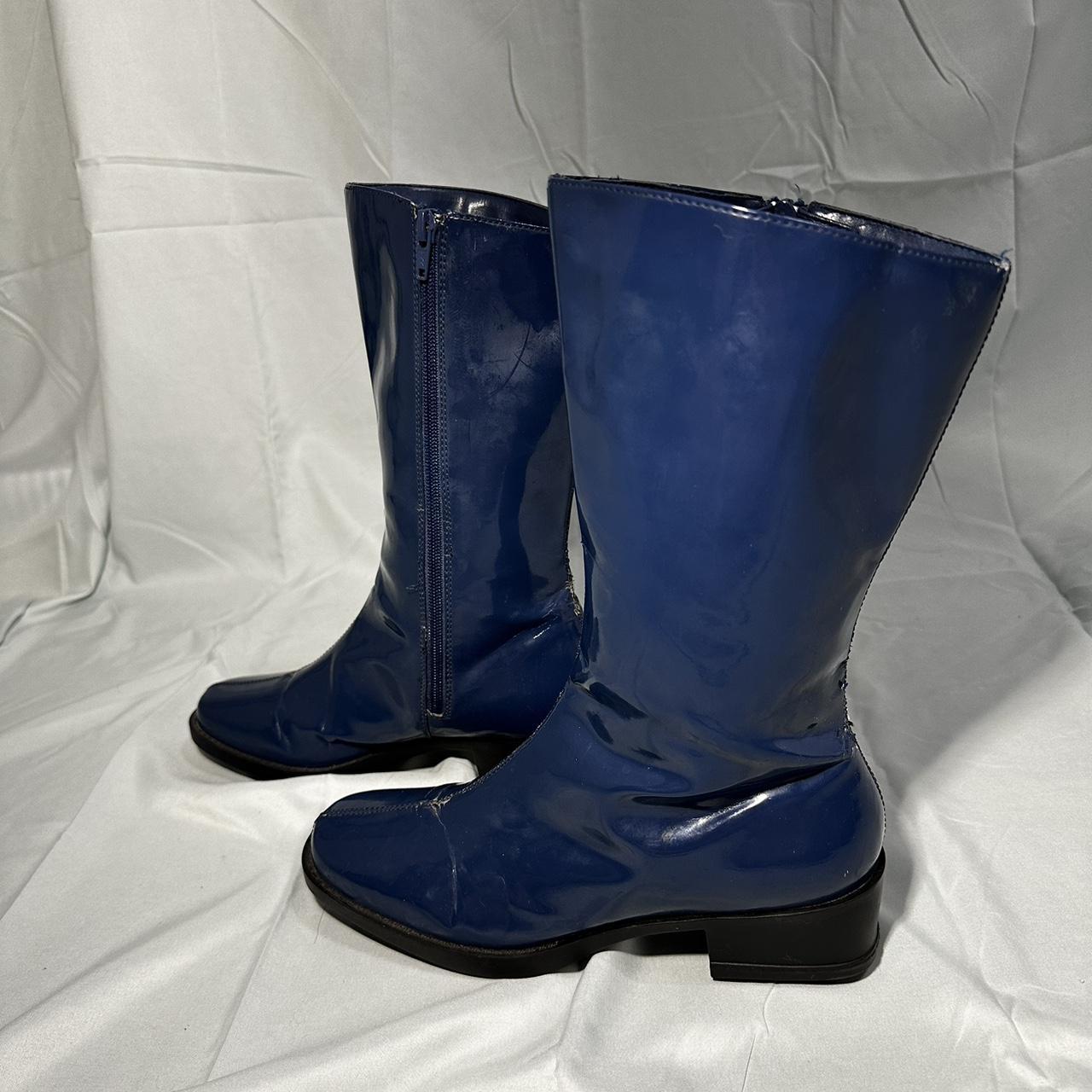 Blue gogo hot sale boots