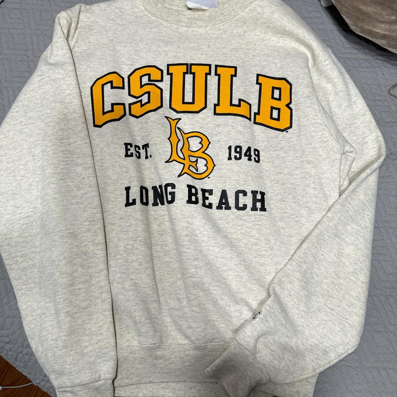 CSULB champion sweatshirt, in perfect condition with... - Depop