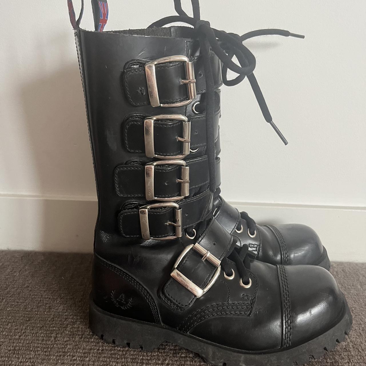 Epic vintage leather English made boots - Depop