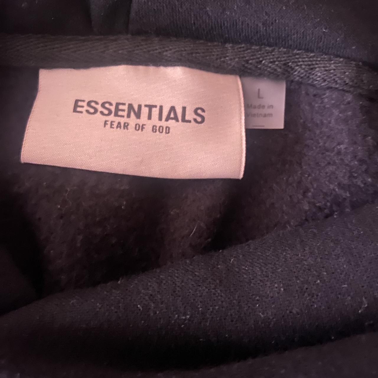 Large essentials hoodie runs oversize worn once Not... Depop