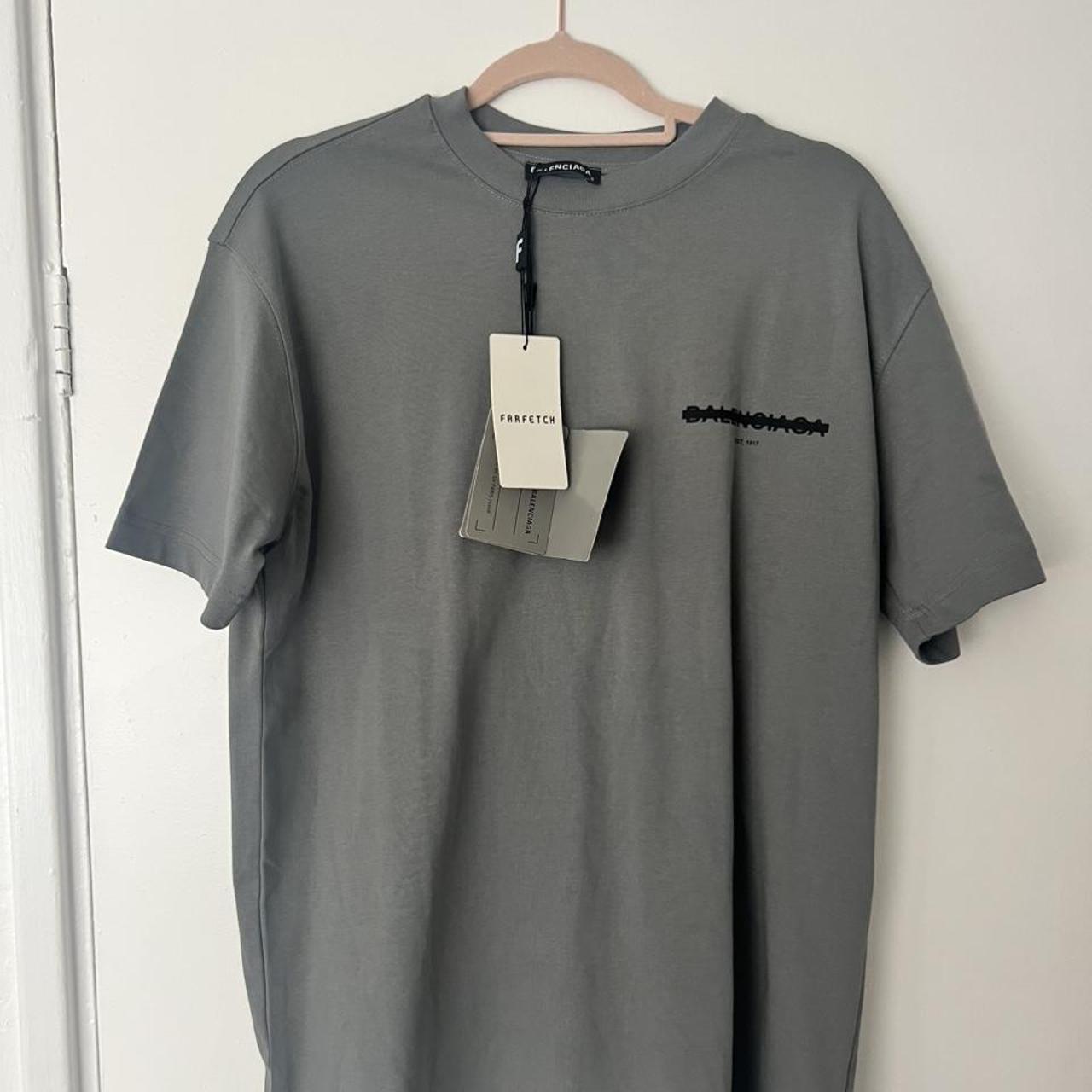 Grey Balenciaga T-Shirt Size S Brand New Never... - Depop