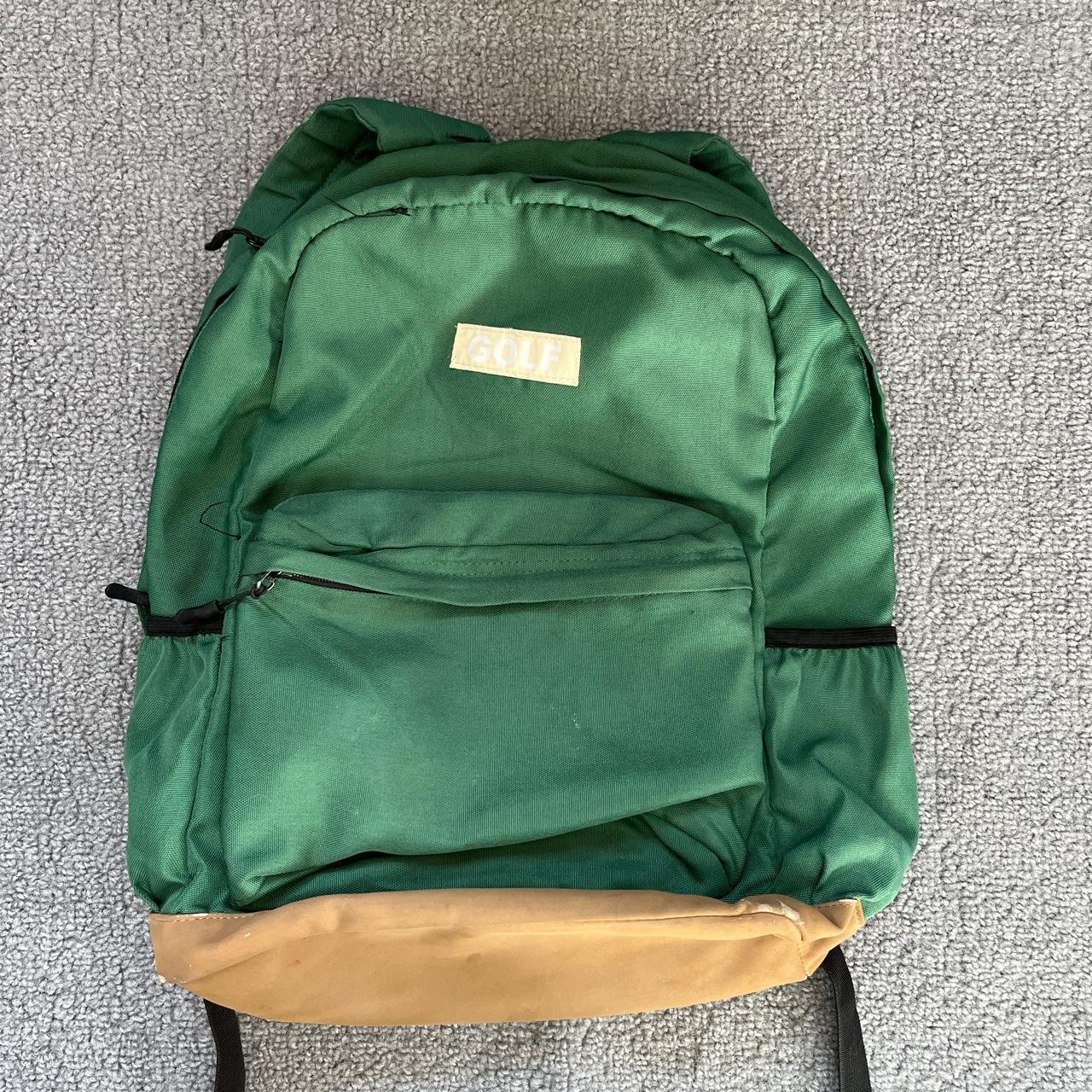 Golfwang Green Backpack From Camp Flog Gnaw... - Depop