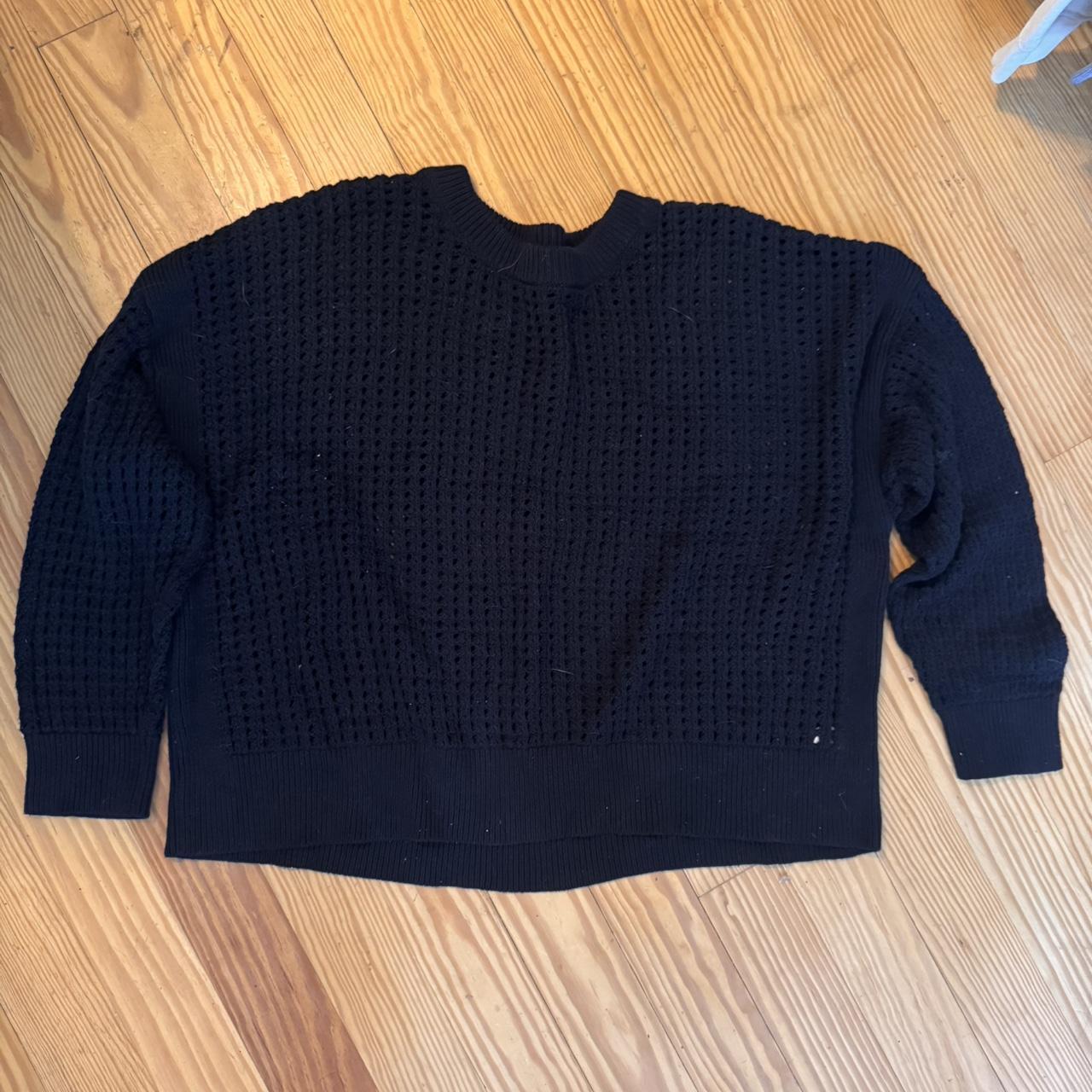 Old Navy Women's Sweater Black 3XL – Black old navy cropped