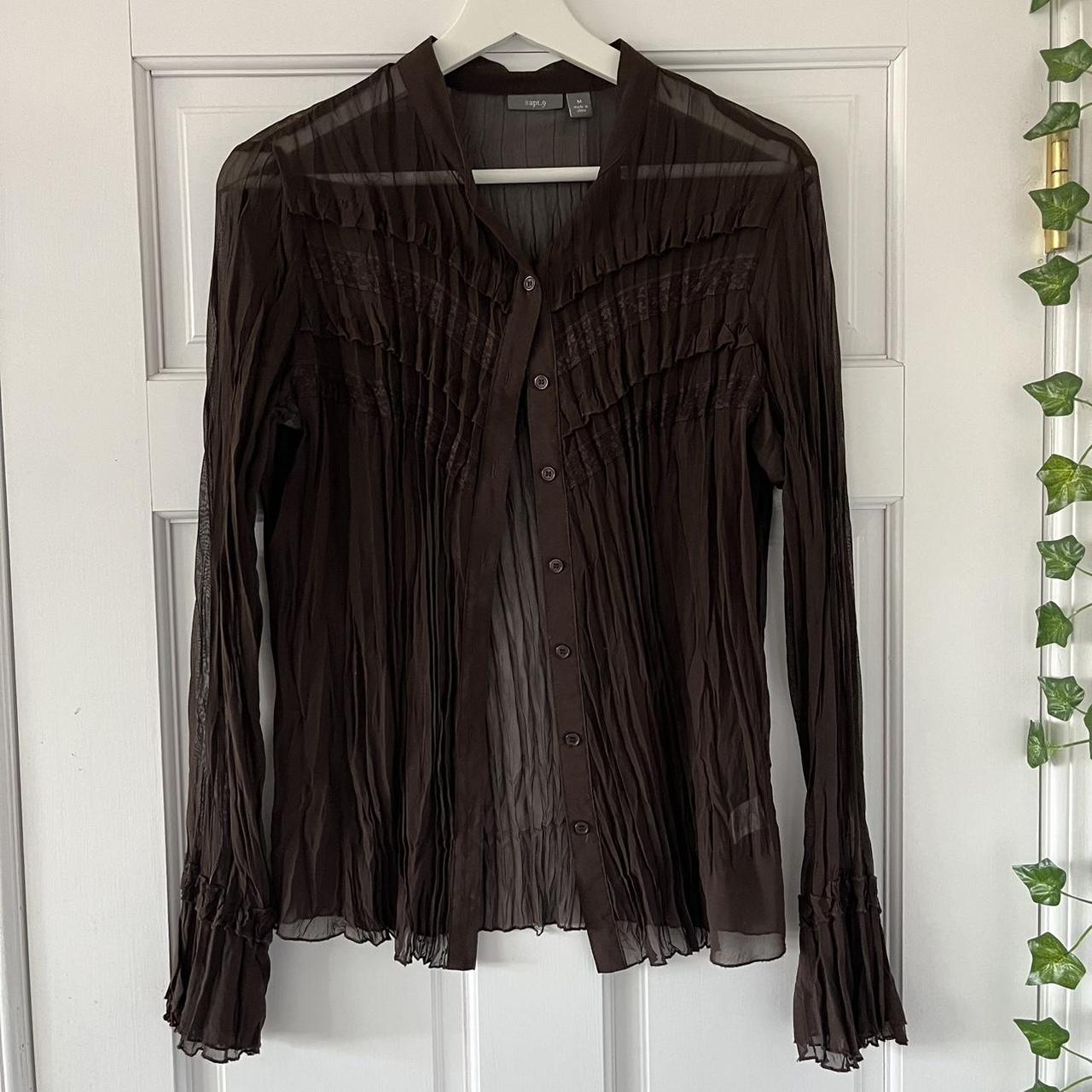 Apt. 9 Women's Brown Blouse | Depop