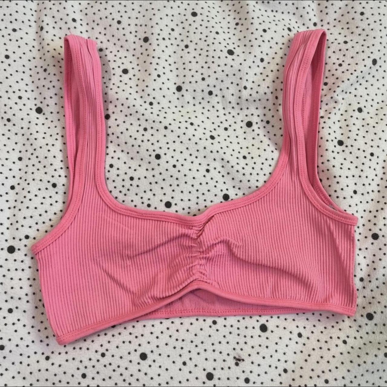 Urban Outfitters Bra Top Light signs of use shown... - Depop