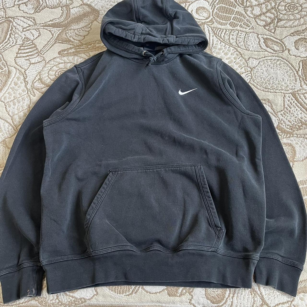 mens nike swoosh logo hoodie
