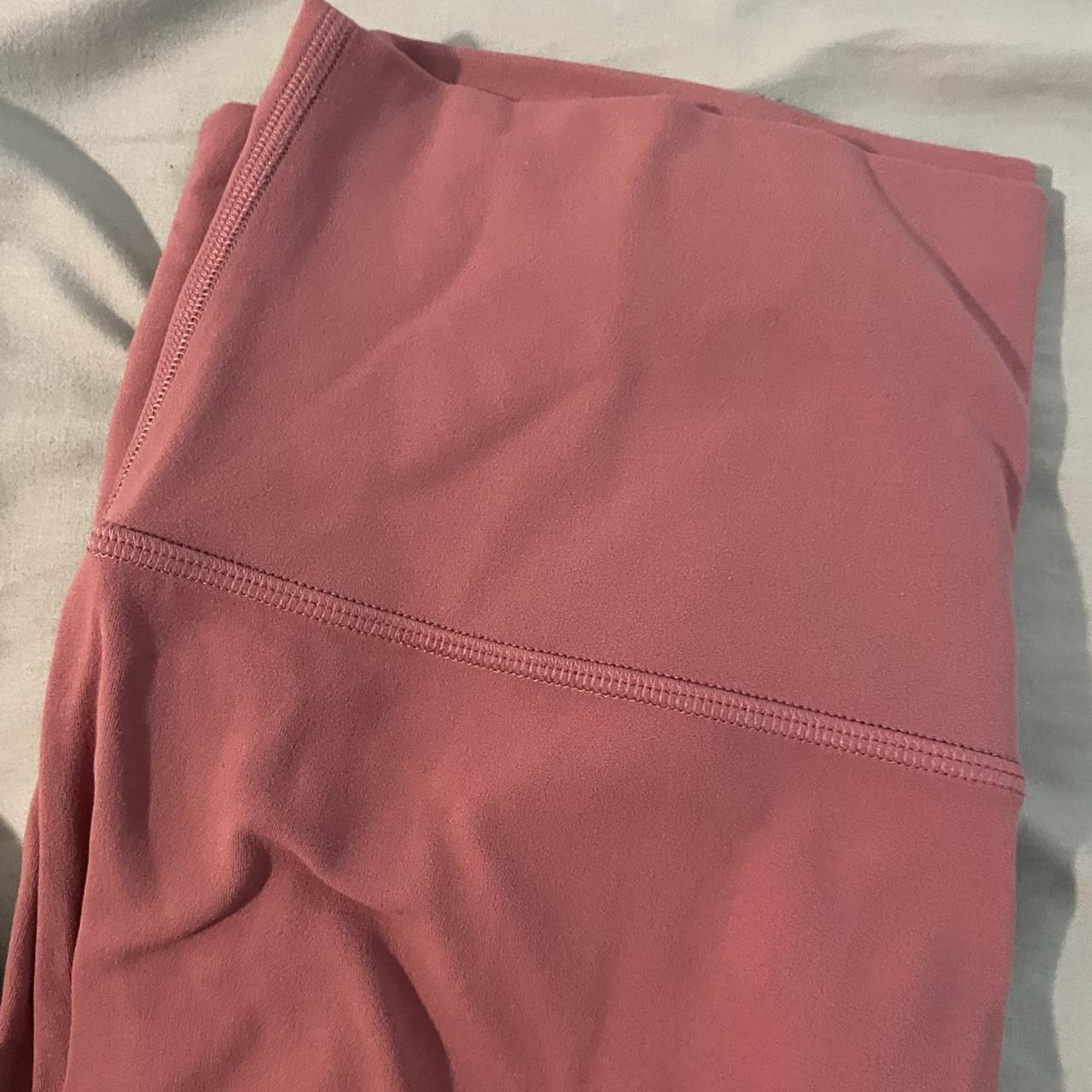 LULULEMON pink aligns 25” size 10, - not sure name of