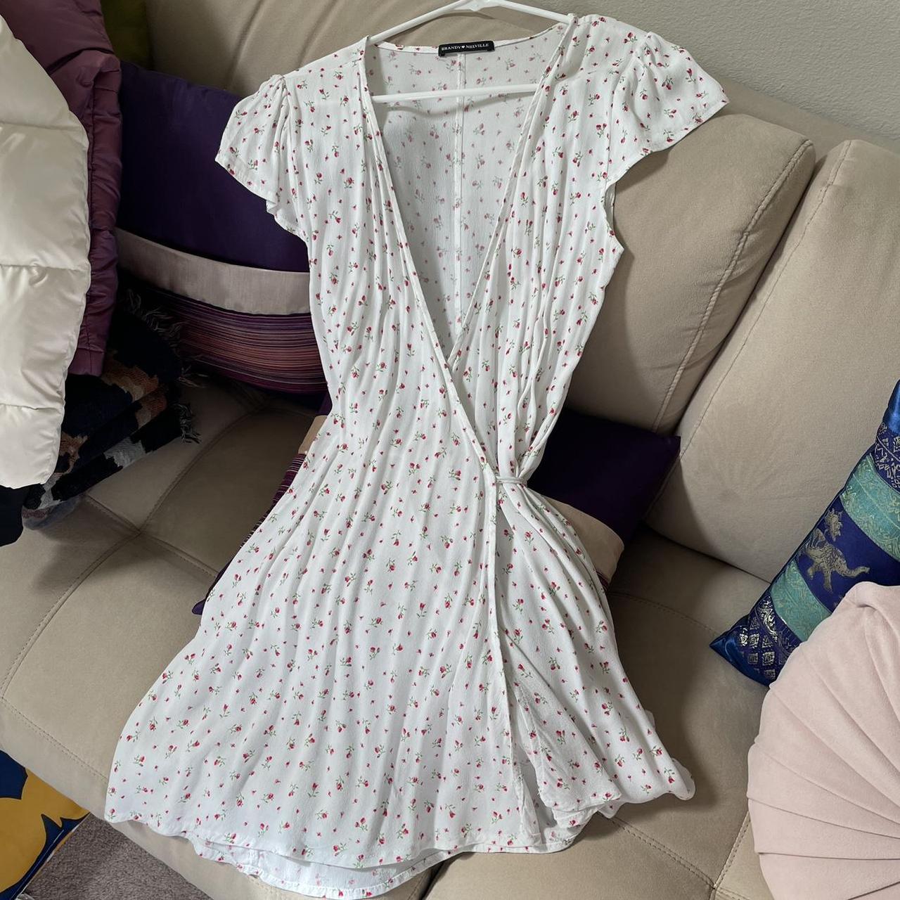 brandy Melville Ronnie wrap dress fits XXSM Depop