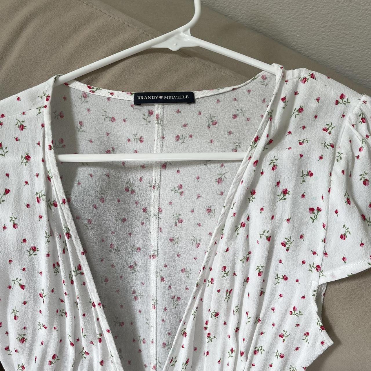 brandy Melville Ronnie wrap dress fits XXSM Depop