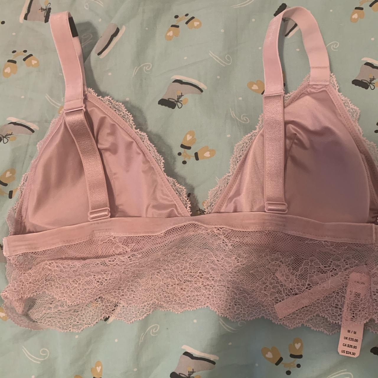 BNWT hot pink lace bra from PINK by victoria's - Depop