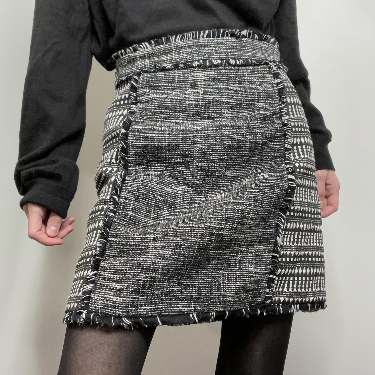 French connection tweed outlet mini skirt